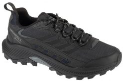 Buty trekkingowe męskie, Speed Strike 2 GTX. Czarne trekkingi męskie Merrell, z materiału, przed kostkę, bez zapięcia. Za 559.00 zł.