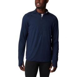 Polarowy sweter męski Columbia Endless Trail 1/2 Zip Mesh. Niebieskie swetry męskie Columbia, na zimę, m, bez wzorów, z meshu, sportowe, bez kołnierzyka, bez ramiączek. Za 299.00 zł.
