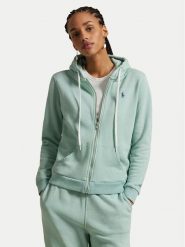 Polo Ralph Lauren Bluza 211935584016 Zielony Regular Fit. Zielone bluzy damskie Polo Ralph Lauren, xl, bez wzorów, z bawełny, bez ramiączek, bez kaptura. Za 429.99 zł.