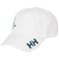 Czapka z daszkiem Helly Hansen The Ocean Race 2.0. Białe czapki damskie Helly Hansen, bez wzorów, sportowe. Za 184.00 zł.