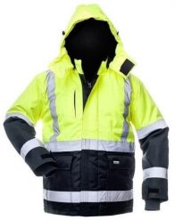 Kurtka męska CIRIUS JACKET CANVAS HI-VIS WJ-8946 YEL/BLU M. Brązowe kurtki męskie CIRIUS, m, bez wzorów, bez kaptura. Za 201.87 zł.