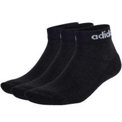 Skarpety adidas Linear Ankle Socks Cushioned Socks 3P. Białe skarpetki damskie Adidas, bez wzorów. Za 33.90 zł.