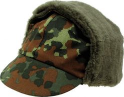 Kurtka męska Demobil Niemiecka czapka zimowa wojskowa - flecktarn 56. Kurtki męskie Demobil, na zimę, m, bez wzorów, militarne, bez kaptura. Za 54.00 zł.