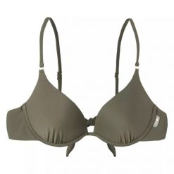 Damski top do kostiumu kąpielowego Aquawave Grape. Zielone bikini AQUAWAVE, bez wzorów. Za 174.39 zł.