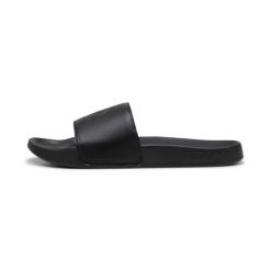 Klapki basenowe OM Leadcat 2 2024/25. Czarne klapki damskie Puma, na lato, bez wzorów, z gumy, eleganckie, bez obcasa, bez zapięcia. Za 147.00 zł.