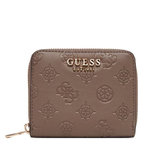 Portfel Guess. Brązowe portfele damskie Guess. Za 214.99 zł.