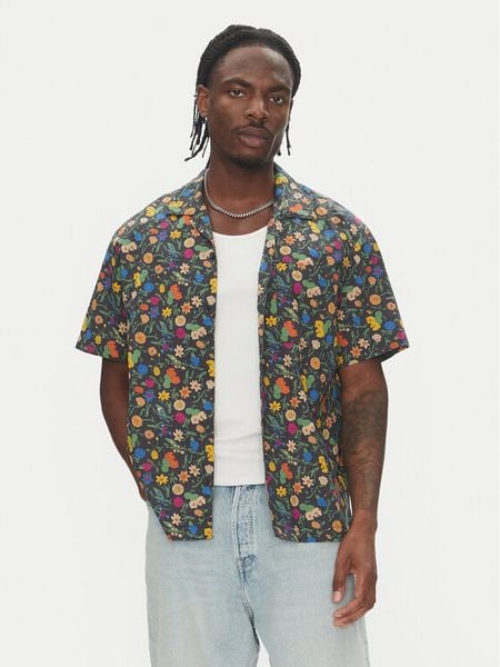 Element Koszula Tillow ELYWT00166 Granatowy Regular Fit. Niebieskie koszule męskie Element, l, bez wzorów, z bawełny, bez kołnierzyka, bez ramiączek. Za 149.99 zł.