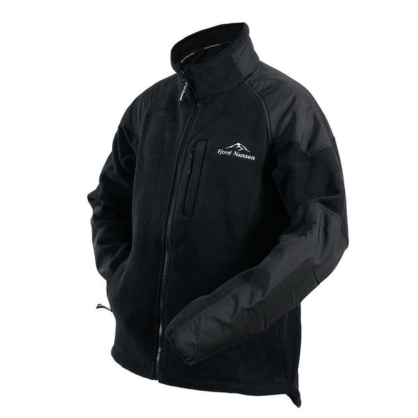 Kurtka polarowa męska Fjord Nansen Roald. Czarne kurtki męskie FJORD NANSEN, m, bez wzorów, z polaru, sportowe, bez kaptura. Za 549.99 zł.
