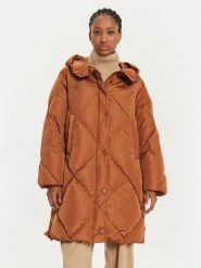 Weekend Max Mara Płaszcz zimowy Guelfo 2425496092 Brązowy Regular Fit. Brązowe płaszcze damskie Weekend Max Mara, na zimę, bez wzorów, z syntetyku, bez kołnierzyka, bez kaptura. Za 2,169.00 zł.