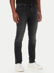BOSS Jeansy H-Delaware 50564384 Czarny Slim Fit. Czarne jeansy męskie Boss, z bawełny. Za 749.99 zł.