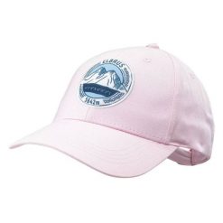 Czapka z daszkiem Elbrus Tuwa Wo's - różowa. Czerwone czapki damskie ELBRUS, na lato, bez wzorów, z bawełny. Za 49.99 zł.