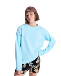Bluza damska SURF STOKED TERRY VINT. Brązowe bluzy damskie Roxy, l, bez wzorów, z bawełny, klasyczne, bez ramiączek, bez kaptura. Za 132.99 zł.