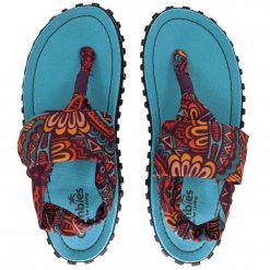 Sandały turystyczne damskie Gumbies Slingback Sandals. Czerwone sandały damskie Gumbies, bez wzorów, bez obcasa, bez zapięcia. Za 102.99 zł.