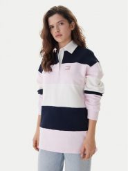 Tommy Jeans Bluza Badge DW0DW21927 Kolorowy Relaxed Fit. Bluzy damskie Tommy Jeans, l, bez wzorów, z bawełny, bez ramiączek, bez kaptura. Za 449.99 zł.