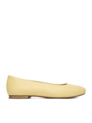 Lasocki Baleriny CEO-RST-ARABELLA-06 Żółty. Żółte balerinki damskie Lasocki, bez wzorów, ze skóry, bez obcasa, bez zapięcia. Za 149.99 zł.