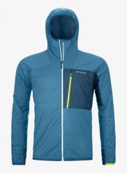 Kurtka ocieplana męska Ortovox Swisswool Piz Duan Jacket. Niebieskie kurtki sportowe męskie ORTOVOX, na zimę, m, bez wzorów, z materiału, bez kaptura, narciarskie. Za 909.99 zł.