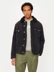 Schott NYC Kurtka jeansowa TRUCKSHERPA Szary Regular Fit. Szare kurtki męskie Schott NYC, m, bez wzorów, z bawełny, bez kaptura. Za 309.99 zł.