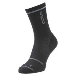 Skarpety Odlo CERAMICOOL REFLECTIVE. Czarne skarpetki damskie ODLO, bez wzorów. Za 86.32 zł.