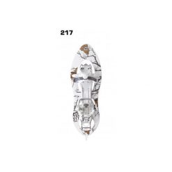 Rakiety śnieżne TSL 217 camo. Białe buty zimowe męskie TSL, na zimę, bez wzorów, z otwartym noskiem, bez obcasa, bez zapięcia. Za 884.50 zł.