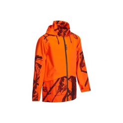 Kurtka myśliwska IMPER SUPERTRACK 100 FLUO. Brązowe kurtki męskie SOLOGNAC, xl, bez wzorów, z materiału, bez kaptura. Za 199.99 zł.