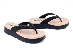 AZALEIA 19180 Maria BM637 black/beige, klapki japonki damskie. Czarne klapki damskie Azaleia, na lato, bez wzorów, bez obcasa, bez zapięcia. Za 157.17 zł.