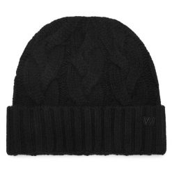 Czapka z daszkiem Weekend Max Mara. Czarne czapki damskie Weekend Max Mara, bez wzorów. Za 544.99 zł.
