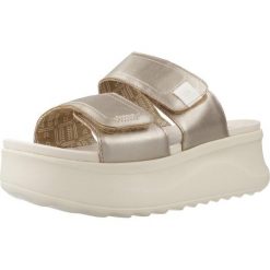 Sandały HEY DUDE DELRAY SLIDE CLASSIC Złoty. Żółte sandały damskie PRO BRANDS, bez wzorów, z syntetyku, bez obcasa, bez zapięcia. Za 263.99 zł.