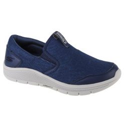 Buty do golfa męskie, Skechers Go Golf Arch Fit Walk. Niebieskie swetry męskie Skechers, m, bez wzorów, z materiału, sportowe, bez kołnierzyka, bez ramiączek. Za 229.99 zł.