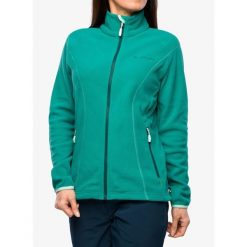 Bluza polarowa damska Vaude Rosemoor Fleece Jacket II. Zielone bluzy damskie Vaude, xs, bez wzorów, z polaru, bez ramiączek, bez kaptura. Za 265.99 zł.
