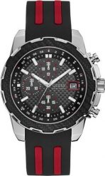 Zegarek Guess Zegarek Męski Guess W1047G1 ( 46 mm). Zegarki męskie Guess, z aplikacjami. Za 659.86 zł.