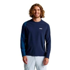 T-Shirt Slam Od Tech Ls Dorośli. Niebieskie piżamy męskie SLAM, l, bez wzorów, z lycry, bez kołnierzyka, bez ramiączek, długie. Za 448.99 zł.