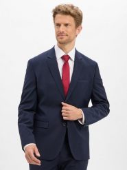 HUGO kurtka modułowa -Arti Mężczyźni Super Slim Fit niebieski, 54. Niebieskie kurtki męskie Hugo, m, bez wzorów, z wełny, eleganckie, bez kaptura. Za 1,449.95 zł.
