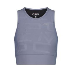 Damski tank top CMP. Szare topy damskie CMP, bez wzorów, sportowe, bez kołnierzyka, bez ramiączek. W wyprzedaży za 143.75 zł.