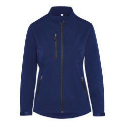 Kurtka Soft Shell Bez Metki Dla Kobiet. Niebieskie kurtki sportowe damskie SG, m, bez wzorów, bez ramiączek, bez kaptura, trekkingowe. Za 225.99 zł.