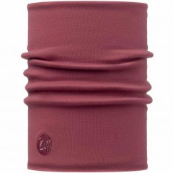 Komin chusta z wełny merino gruby heavyweight. Brązowe szaliki męskie Buff, bez wzorów, z materiału. Za 142.49 zł.