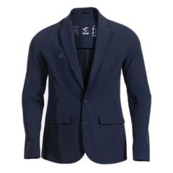 Marynarka Joma Resort. Niebieskie marynarki męskie Joma, m, bez wzorów, z materiału, klasyczne, bez kołnierzyka, bez ramiączek. Za 408.50 zł.