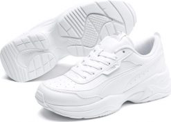 Puma Buty sportowe damskie Puma CILIA MODE białe 37112502 37,5. Białe obuwie sportowe damskie Puma, bez wzorów, bez zapięcia. Za 349.99 zł.