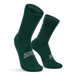 Skarpetki rowerowe unisex z wełną merino SRX Arbor Si. Zielone skarpetki damskie SIROKO, bez wzorów, z wełny. W wyprzedaży za 72.95 zł.