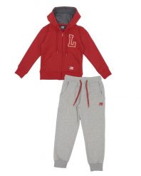Bluza z kaptur na co dzień na siłownię. Czerwone bluzy damskie LEONE 1947 APPAREL, bez wzorów, z dresówki, bez ramiączek, bez kaptura. Za 84.16 zł.