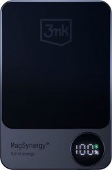 Powerbank 3MK MagSynergy 5000mAh Czarny. Czarne powerbanki 3mk. Za 115.59 zł.