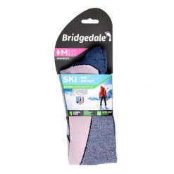 Skarpety do narciatstwa damskie Bridgedale Ski Mid Merino P Pattern. Czerwone skarpetki damskie Bridgedale, bez wzorów. W wyprzedaży za 124.99 zł.