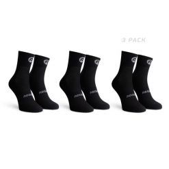 Skarpetki rowerowe Rogelli Core 3-pak. Czarne skarpetki damskie Rogelli, bez wzorów. W wyprzedaży za 52.00 zł.