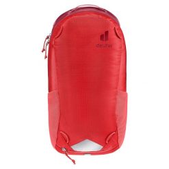 Plecak enduro Deuter Race 12 - cherry/masala. Czerwone plecaki męskie Deuter, bez wzorów, z materiału, sportowe. Za 394.89 zł.