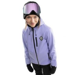 Kurtka snowboardowa damska W2-W Makalu. Niebieskie kurtki sportowe damskie SIROKO, xs, bez wzorów, z softshellu, bez ramiączek, bez kaptura, narciarskie. W wyprzedaży za 339.00 zł.