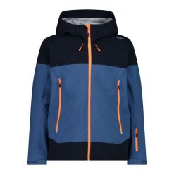 Kurtka z kapturem 3-warstwowa CMP Unlimitech. Niebieskie kurtki sportowe męskie CMP, na zimę, m, bez wzorów, z kapturem, narciarskie. Za 826.70 zł.