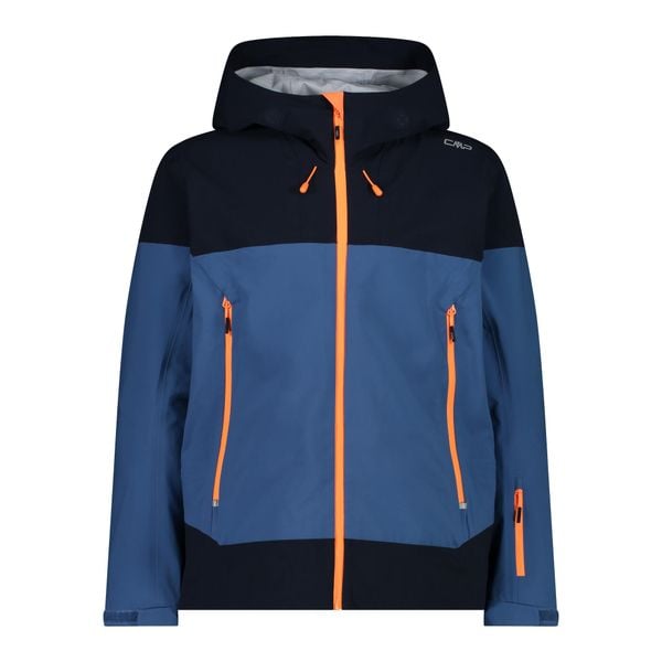 Kurtka skiturowa męska CMP. Niebieskie kurtki sportowe męskie CMP, na jesień, l, bez wzorów, z materiału, z kapturem, snowboardowy. Za 749.99 zł.