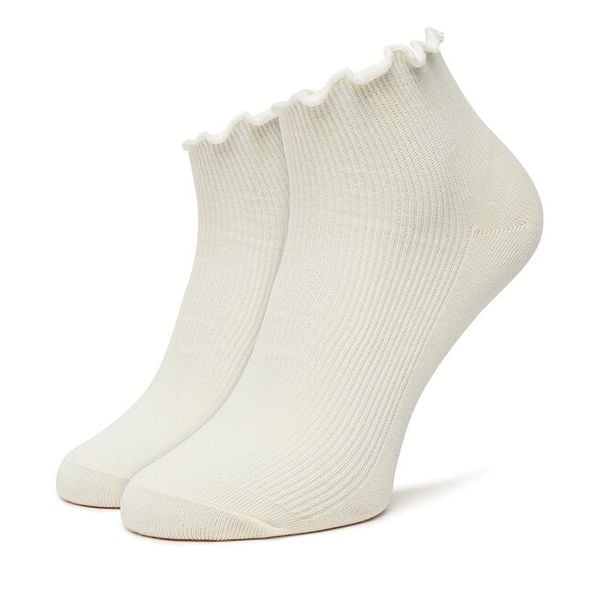 Skarpety krótkie DeeZee. Białe skarpetki damskie DeeZee, bez wzorów. Za 14.99 zł.