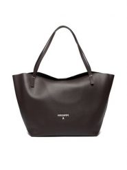 Patrizia Pepe Torebka Borsa 2B0130/L148-B856 Brązowy. Brązowe shopperki damskie Patrizia Pepe, bez wzorów, ze skóry, bez dodatków. Za 1,299.00 zł.