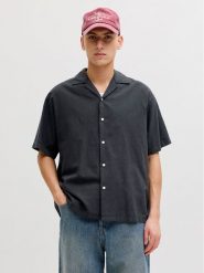 Jack & Jones Koszula Breeze 12288594 Czarny Relaxed Fit. Czarne koszule męskie Jack & Jones, m, bez wzorów, z bawełny, bez kołnierzyka, bez ramiączek. Za 119.99 zł.