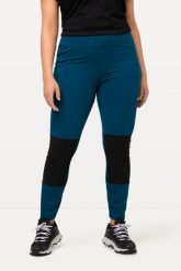 Damskie Legginsy turystyczne kieszeń na zamek błyskawiczny wysoka talia. Fioletowe legginsy damskie Ulla Popken, bez wzorów, z elastanu. Za 349.99 zł.